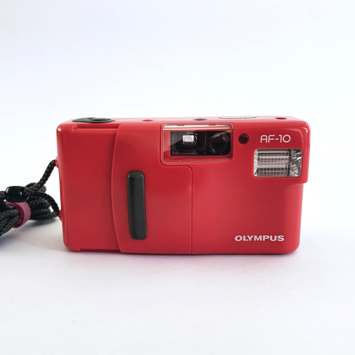 【完動品】Y-1391 稀少モデル OLYMPUS AF-10 レッド Olympus AF-10 Red – My 35