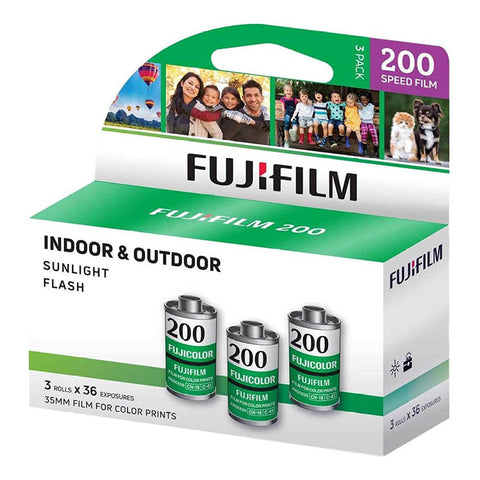 Fujifilm 200 135-36 Colour Negative Film (3-roll pack)
