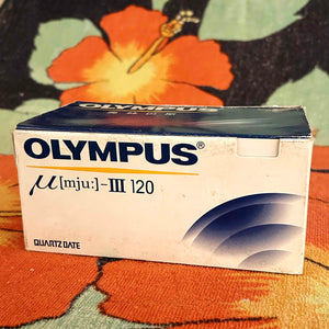 Olympus µ[mju:]-iii Stylus 120 (New Old Stock)